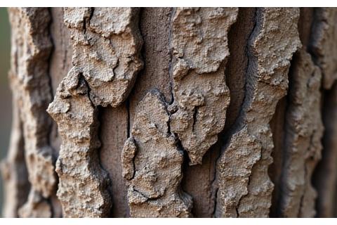 Nærbilde av en tapet med naturlig tre tekstur